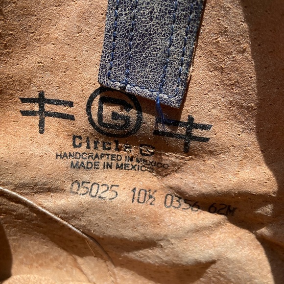 Circle G By Corral Studded Star Inlay Booties Women's Size 10.5 - Picture 7 of 12